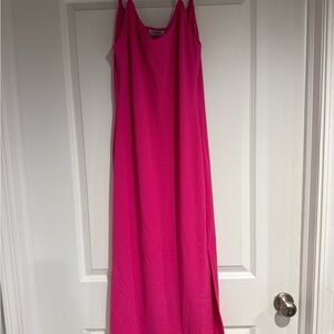 Elegant Pink Maxi Dress